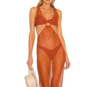 Camila Coelho Revolve Chic Cover-Up in Rust